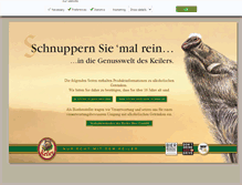 Tablet Screenshot of keilerbier.de